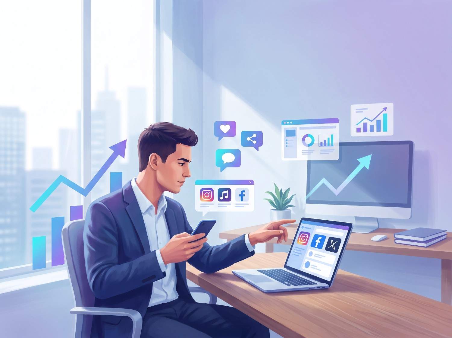 Tips Mengoptimalkan Instagram, TikTok, Facebook, dan X untuk Bisnis